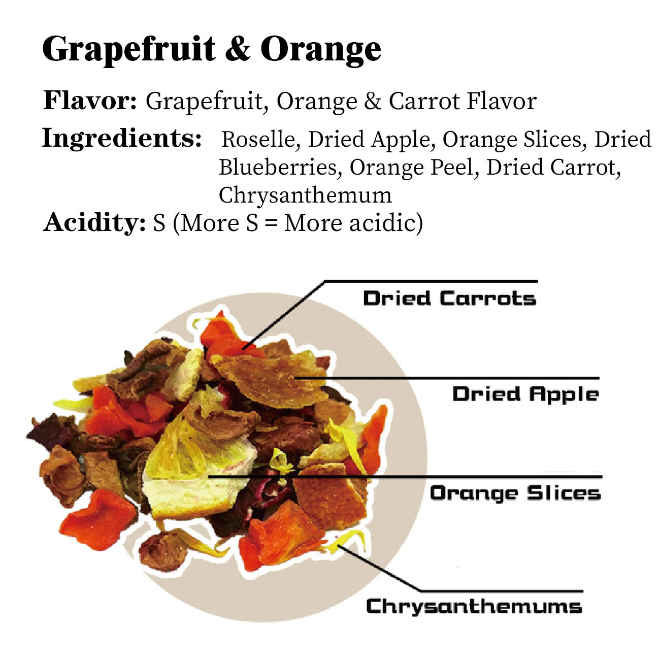 Grapefruit Orange Tea(supplement vitamin C)