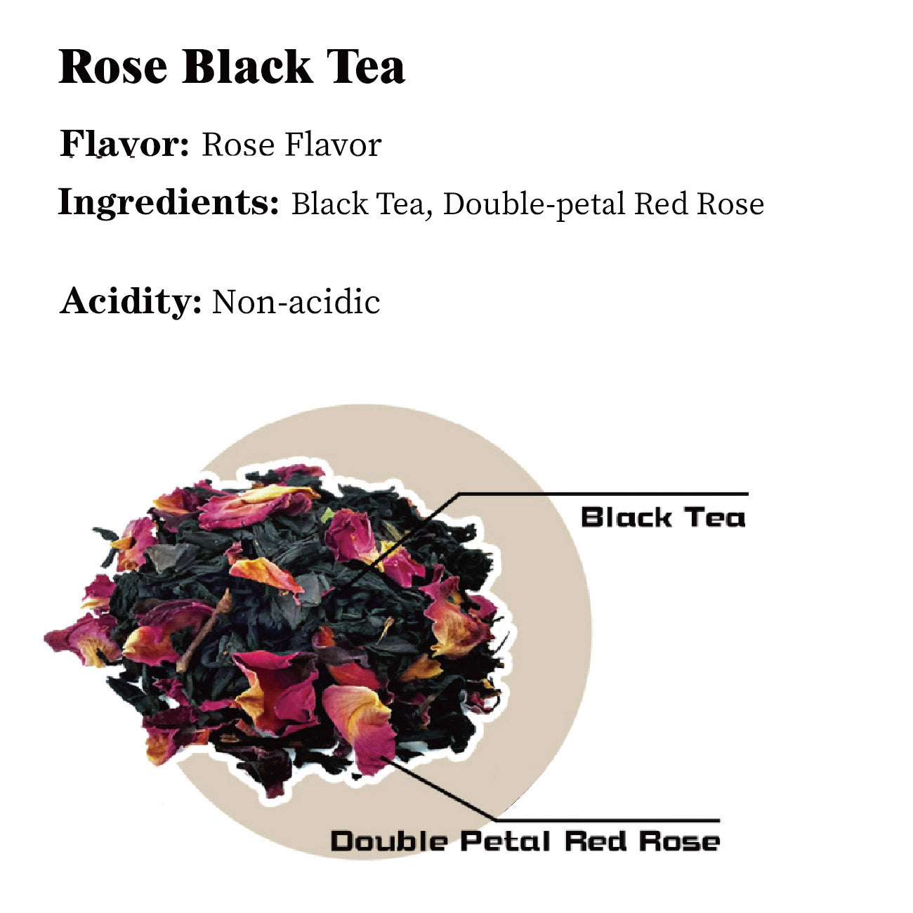 Rose Black Tea(Improve blood and energy flow)