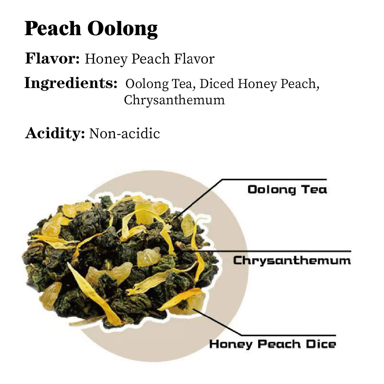 Peach Oolong Tea(Improve cardiovascular health)