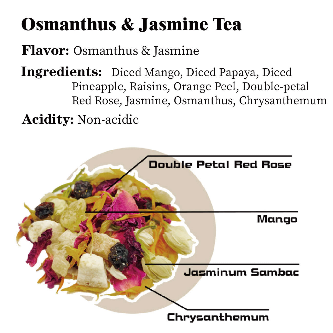 Osmanthus Jasmine Tea(Soothe emotions)