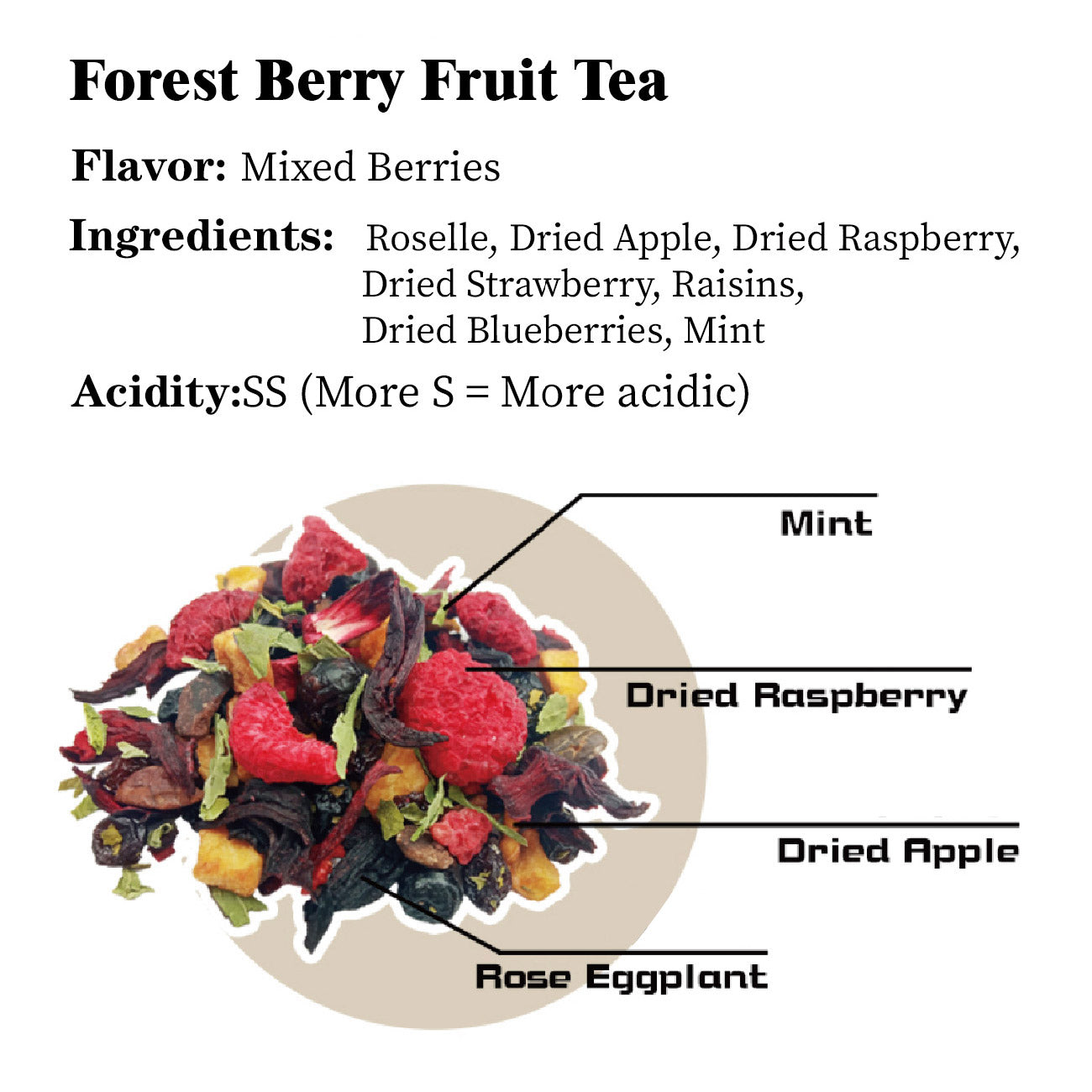 Forest Sweet Berry Fruit Tea(Antioxidant）